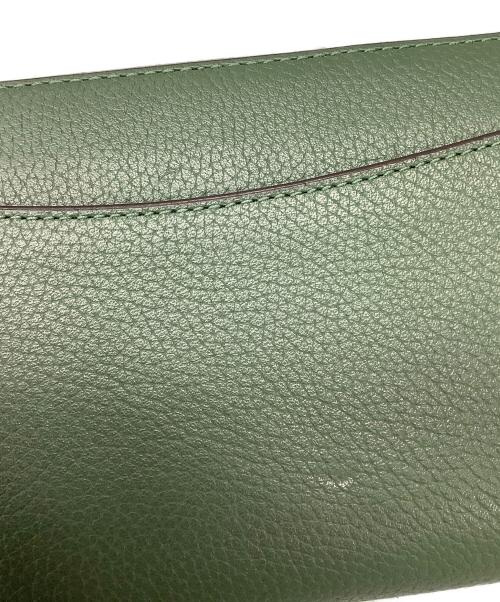 COACH（コーチ）COACH (コーチ) エッセンシャルスリムアコーディオンジップウォレット　ラウンドファスナー長財布 グリーンの古着・服飾アイテム