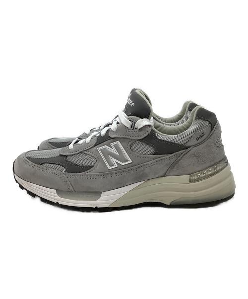 NEW BALANCE（ニューバランス）NEW BALANCE (ニューバランス) 992　 グレー×ホワイト サイズ:27.5ｃｍの古着・服飾アイテム