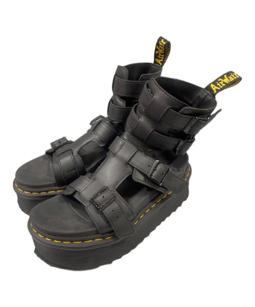 Dr.Martens（ドクターマーチン）Dr.Martens (ドクターマーチン) QUAD ZEBRILUS GIAVANNA(クアッド ゼブリラス ジャバンナ) ブラック サイズ:UK5の古着・服飾アイテム