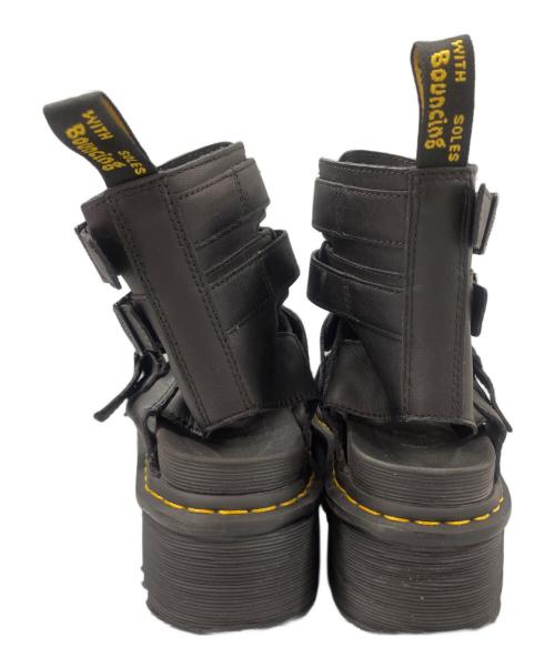 Dr.Martens（ドクターマーチン）Dr.Martens (ドクターマーチン) QUAD ZEBRILUS GIAVANNA(クアッド ゼブリラス ジャバンナ) ブラック サイズ:UK5の古着・服飾アイテム