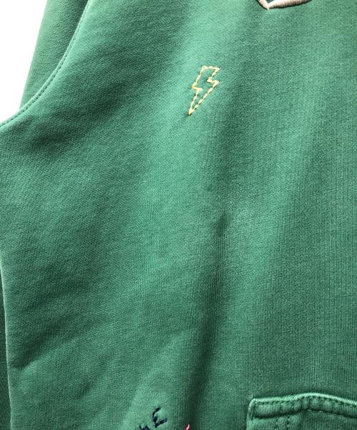 COACH（コーチ）COACH (コーチ) Diary Script Hoodie グリーン サイズ:Mの古着・服飾アイテム