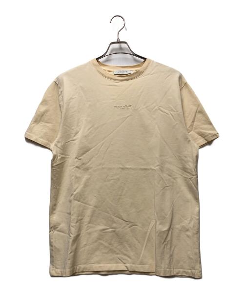 maison kitsune（メゾンキツネ）MAISON KITSUNE (メゾンキツネ) 半袖Tシャツ ベージュ サイズ:Mの古着・服飾アイテム