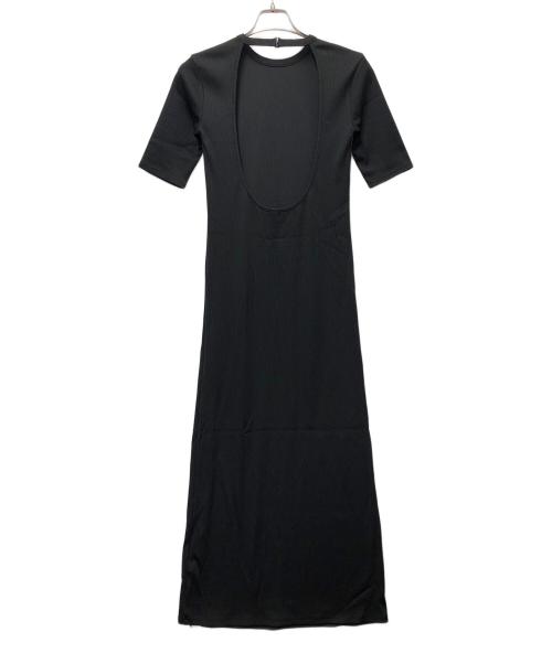 Noble（ノーブル）Noble (ノーブル) 半袖ワンピース ブラック サイズ:FREEの古着・服飾アイテム