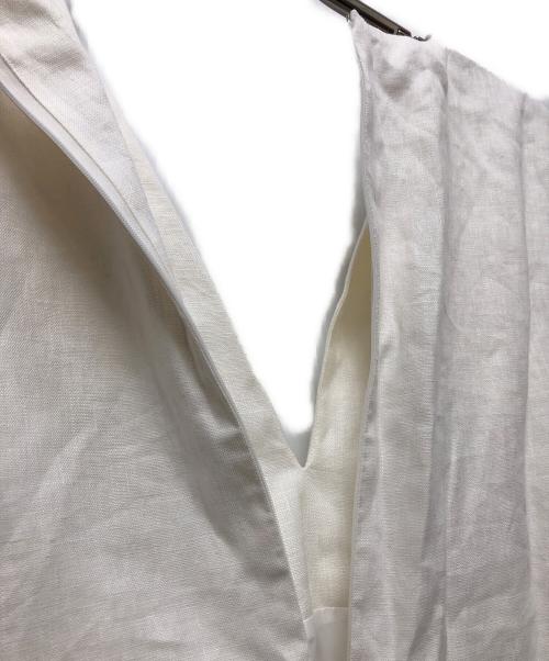 Plage（プラージュ）Plage (プラージュ) ノースリーブ・キャミソールワンピース ホワイト サイズ:Sの古着・服飾アイテム