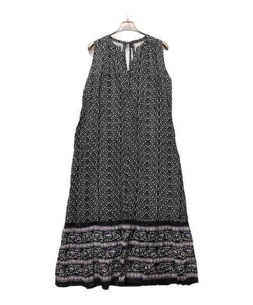sara mallika（サラマリカ）sara mallika (サラマリカ) ノースリーブ・キャミソールワンピース ブラック サイズ:Mの古着・服飾アイテム