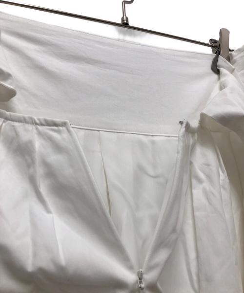 ELIN（エリン）ELIN (エリン) Broad waist bow sk ホワイト サイズ:Mの古着・服飾アイテム