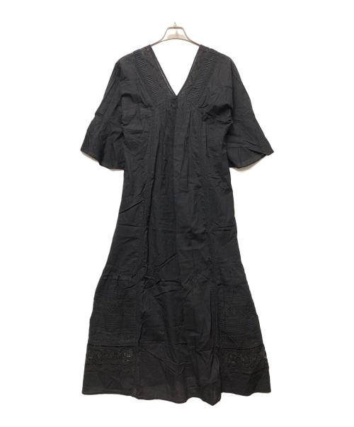 ne quittez pas（ヌキテパ）ne quittez pas (ヌキテパ) 半袖ワンピース ブラック サイズ:Mの古着・服飾アイテム