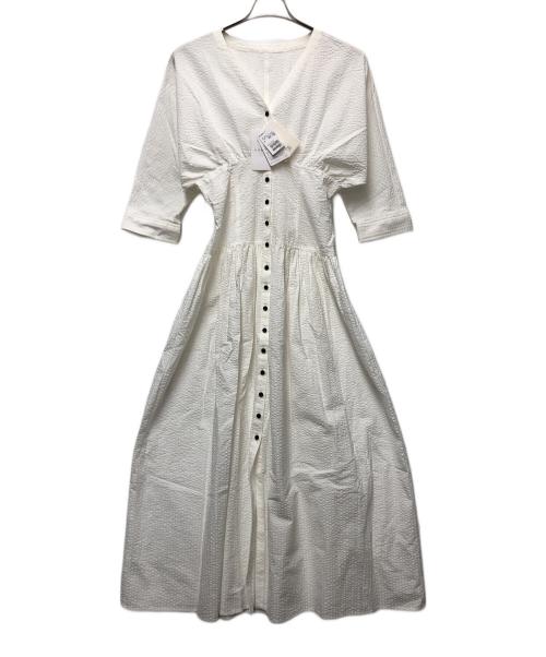 Noble（ノーブル）Noble (ノーブル) 長袖ワンピース ホワイト サイズ:FREEの古着・服飾アイテム