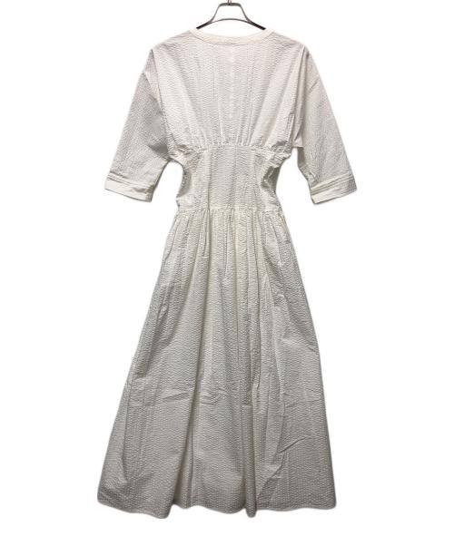 Noble（ノーブル）Noble (ノーブル) 長袖ワンピース ホワイト サイズ:FREEの古着・服飾アイテム