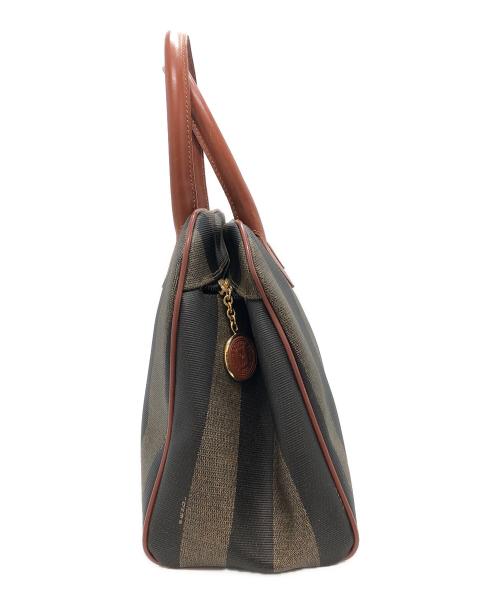 FENDI（フェンディ）FENDI (フェンディ) ミニボストンバッグ ブラウン×ベージュの古着・服飾アイテム