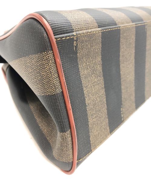 FENDI（フェンディ）FENDI (フェンディ) ミニボストンバッグ ブラウン×ベージュの古着・服飾アイテム