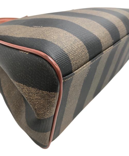 FENDI（フェンディ）FENDI (フェンディ) ミニボストンバッグ ブラウン×ベージュの古着・服飾アイテム