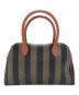 FENDI (フェンディ) ミニボストンバッグ ブラウン×ベージュ：15000円