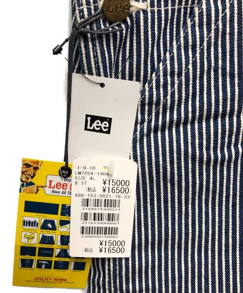 LEE（リー）LEE (リー) ヒッコリーストライプオーバーオール ネイビー サイズ:4Lの古着・服飾アイテム
