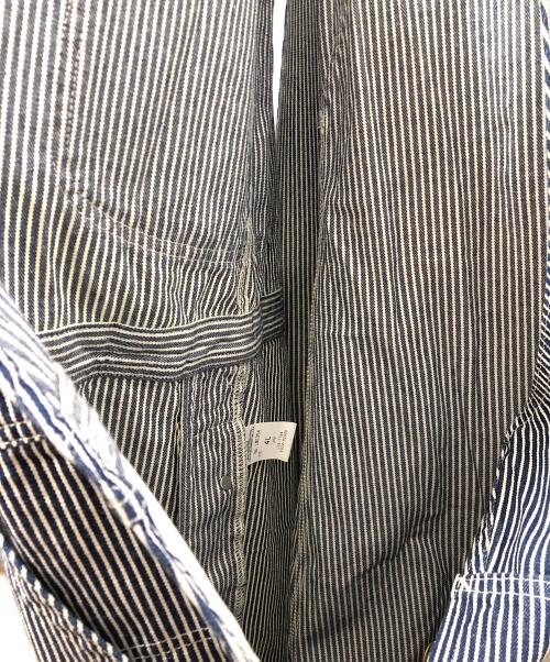 LEE（リー）LEE (リー) ヒッコリーストライプオーバーオール ネイビー サイズ:4Lの古着・服飾アイテム
