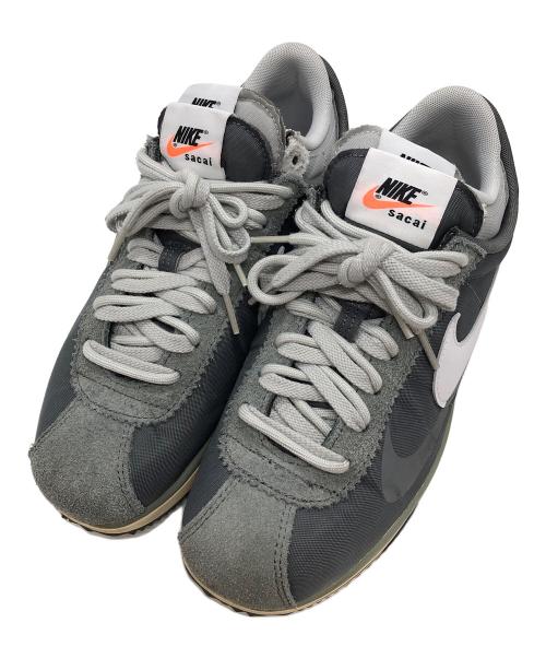 NIKE（ナイキ）NIKE (ナイキ) sacai (サカイ) ZOOM CORTEZ SP グレー サイズ:26.5の古着・服飾アイテム
