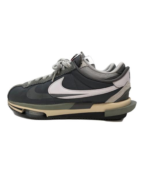 NIKE（ナイキ）NIKE (ナイキ) sacai (サカイ) ZOOM CORTEZ SP グレー サイズ:26.5の古着・服飾アイテム