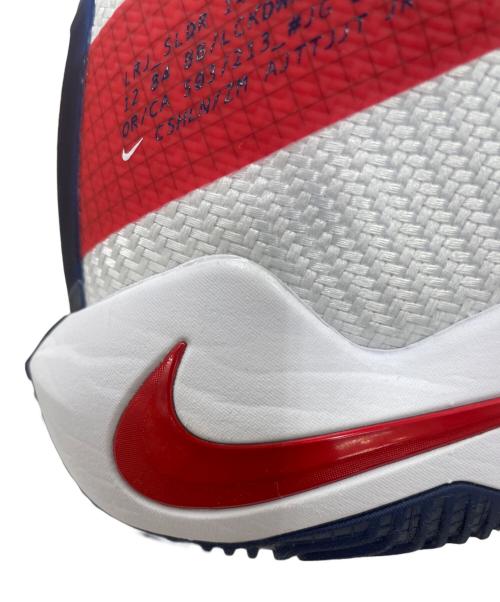 NIKE（ナイキ）NIKE (ナイキ) Nike LeBron Soldier 14(レブロンソルジャー14) ホワイト×ネイビー×レッド サイズ:27cmの古着・服飾アイテム