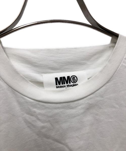 MM6 Maison Margiela（エムエムシックスメゾンマルジェラ）MM6 Maison Margiela (エムエムシックスメゾンマルジェラ) 半袖Tシャツ ホワイト サイズ:XSの古着・服飾アイテム