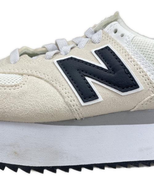 NEW BALANCE（ニューバランス）NEW BALANCE (ニューバランス) NEW BALANCE WL574ZAH(ニューバランスWL574ZAH) アイボリー サイズ:24cmの古着・服飾アイテム