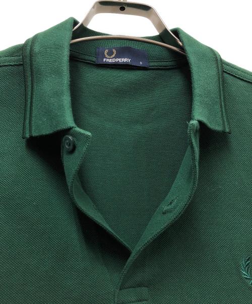 FRED PERRY（フレッドペリー）FRED PERRY (フレッドペリー) ポロシャツ グリーン サイズ:Sの古着・服飾アイテム