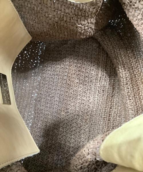 HELEN KAMINSKI（ヘレンカミンスキー）HELEN KAMINSKI (ヘレンカミンスキー) トートバッグ ベージュ×ブラウンの古着・服飾アイテム