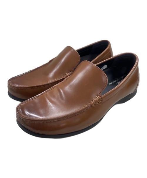 REGAL（リーガル）REGAL (リーガル) レザースリッポン ブラウン サイズ:27cmの古着・服飾アイテム