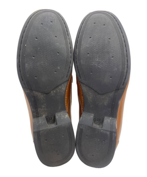 REGAL（リーガル）REGAL (リーガル) レザースリッポン ブラウン サイズ:27cmの古着・服飾アイテム