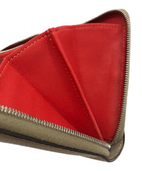 CELINE（セリーヌ）CELINE (セリーヌ) ラージマルチファンクション　ラウンドファスナー長財布 ベージュの古着・服飾アイテム