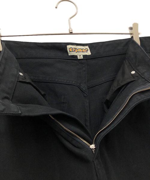 HUF（ハフ）HUF (ハフ) Cromer (クローマー) ワイドデニムパンツ ブラック サイズ:W34（86センチ）の古着・服飾アイテム