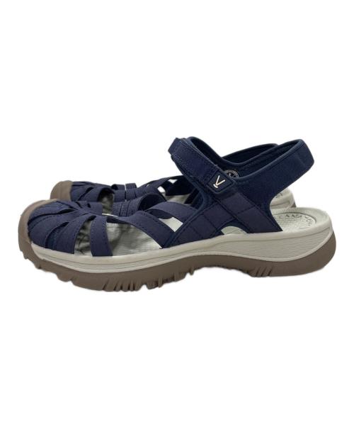 KEEN（キーン）KEEN (キーン) ROSE SANDAL(ローズサンダル) ネイビー×ベージュ サイズ:25cmの古着・服飾アイテム