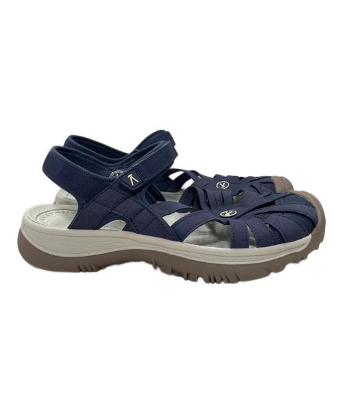 KEEN（キーン）KEEN (キーン) ROSE SANDAL(ローズサンダル) ネイビー×ベージュ サイズ:25cmの古着・服飾アイテム