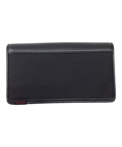 TUMI（トゥミ）TUMI (トゥミ) ラウンドファスナー長財布 ブラックの古着・服飾アイテム