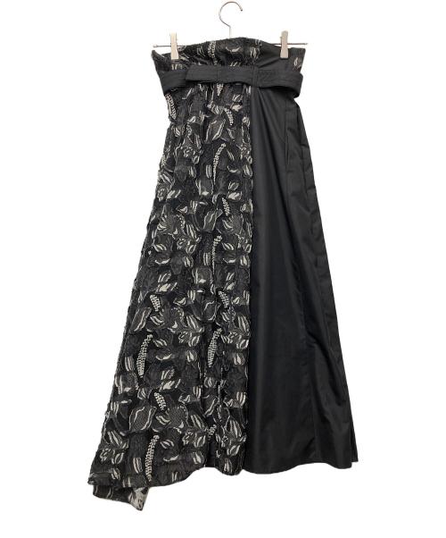 UNITED TOKYO（ユナイテッドトーキョー）UNITED TOKYO (ユナイテッドトーキョー) ロングスカート ブラック×グレー サイズ:1の古着・服飾アイテム