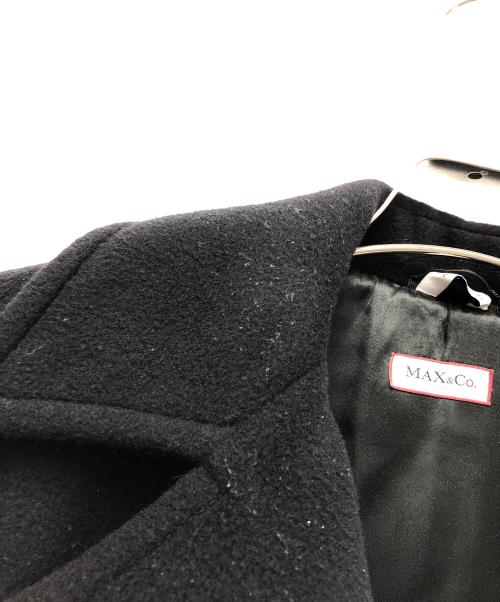 MAX&Co.（マックスアンドコー）MAX&Co. (マックスアンドコー) チェスターコート ブラック サイズ:38の古着・服飾アイテム