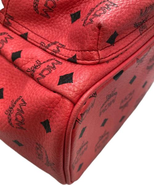 MCM（エムシーエム）MCM (エムシーエム) スタッズリュック ピンクの古着・服飾アイテム