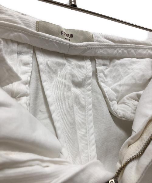 BRIGLIA 1949（ブリリア 1949）BRIGLIA 1949 (ブリリア 1949) パンツ ホワイト サイズ:44の古着・服飾アイテム