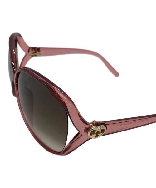 GUCCI（グッチ）GUCCI (グッチ) アジアンフィット　サングラス レッド サイズ:62□13の古着・服飾アイテム