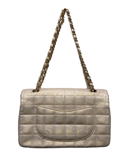 CHANEL（シャネル）CHANEL (シャネル) ニュートラベルライン　チェーンショルダーバッグ ベージュの古着・服飾アイテム