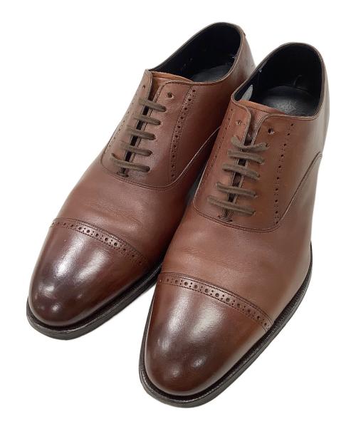 SHETLAND FOX（シェットランドフォックス）SHETLAND FOX (シェットランドフォックス) ストレートチップシューズ ブラウン サイズ:7の古着・服飾アイテム