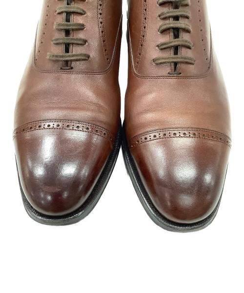 SHETLAND FOX（シェットランドフォックス）SHETLAND FOX (シェットランドフォックス) ストレートチップシューズ ブラウン サイズ:7の古着・服飾アイテム