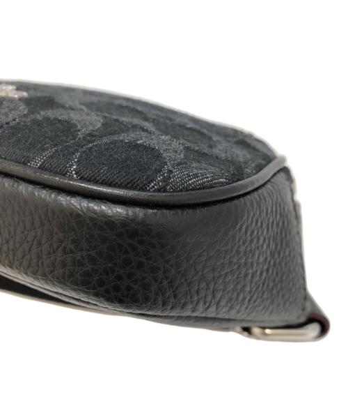 COACH（コーチ）COACH (コーチ) シグネチャーデニム ボディバッグ ショルダーバッグ CQ186 ブラックの古着・服飾アイテム