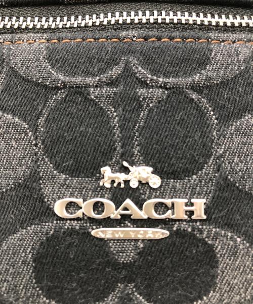 COACH（コーチ）COACH (コーチ) シグネチャーデニム ボディバッグ ショルダーバッグ CQ186 ブラックの古着・服飾アイテム