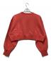 BEAUTY&YOUTH (ビューティーアンドユース) ショートワイド裏毛スウェットプルオーバー レッド サイズ:FREE：4000円