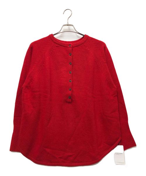 JOURNAL STANDARD relume（ジャーナルスタンダード レリューム）JOURNAL STANDARD relume (ジャーナルスタンダード レリューム) 厚手ニット レッド サイズ:FREEの古着・服飾アイテム