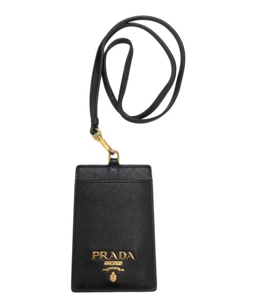 PRADA（プラダ）PRADA (プラダ) カードケース ブラックの古着・服飾アイテム