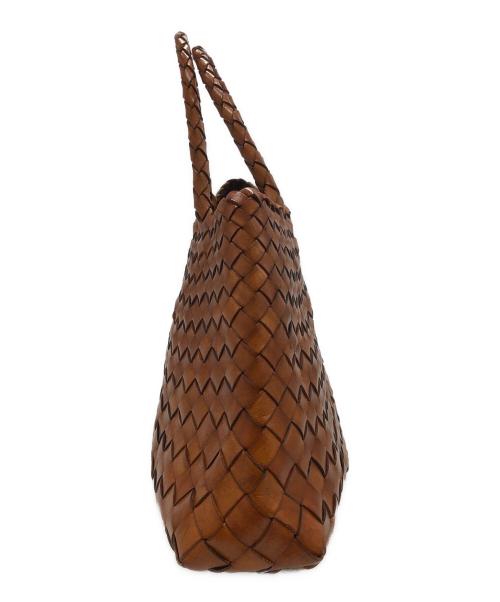 SAINT CHRISTOPHER（セント クリストファー）SAINT CHRISTOPHER (セント クリストファー) レザーバッグ ブラウンの古着・服飾アイテム