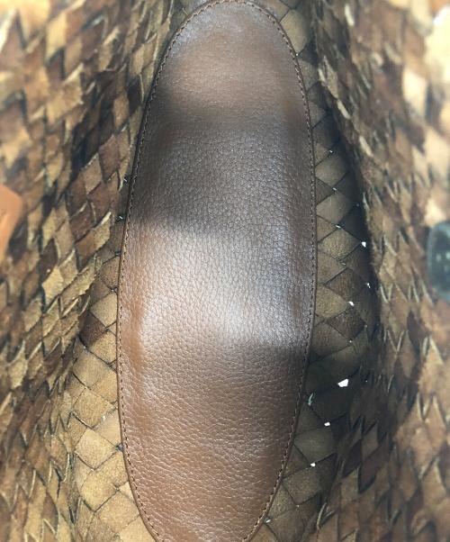 SAINT CHRISTOPHER（セント クリストファー）SAINT CHRISTOPHER (セント クリストファー) レザーバッグ ブラウンの古着・服飾アイテム