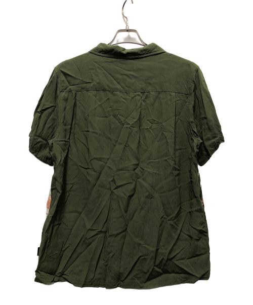 stussy（ステューシー）stussy (ステューシー) 半袖シャツ グリーン サイズ:Lの古着・服飾アイテム