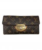 LOUIS VUITTONルイ ヴィトン）の古着「モノグラム エトワール ポルトフォイユ・サラ　長財布」｜ブラウン